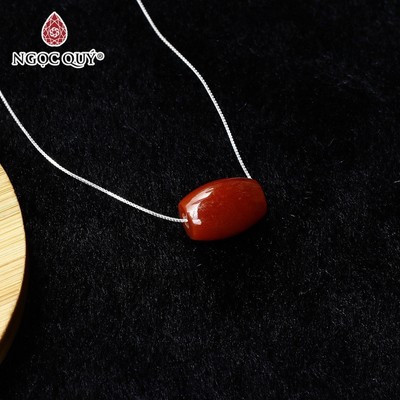 Mặt dây chuyền lu thống đá mã não đỏ - Ngọc Qúy