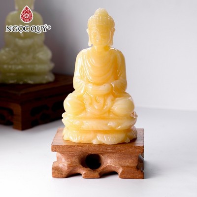 Vật phẩm phong thủy tượng Phật Thích Ca - Ngọc Quý