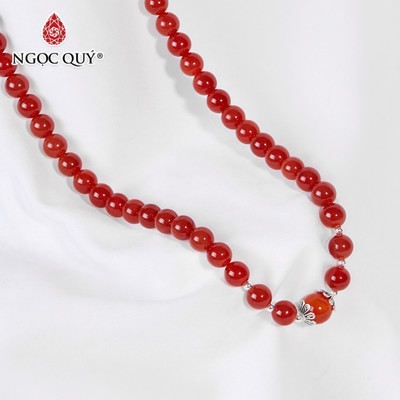 Chuỗi cổ hạt đá thiên nhiên - Ngọc Quý
