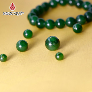 Hạt lẻ đá ngọc bích dùng làm sản phẩm handmade - Ngọc Quý