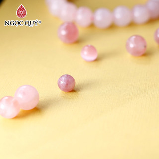 Hạt lẻ đá Thạch Anh Hồng nhạt - Ngọc Quý