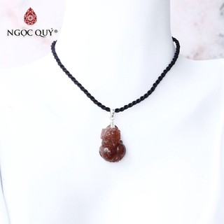 Mặt dây chuyền tỳ hưu TA tóc đỏ hợp mệnh hỏa, thổ - Ngọc Quý