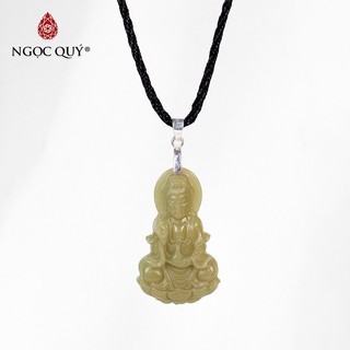 Mặt dây chuyền phật bà quan âm dạ minh châu - Ngọc Quý