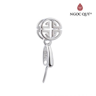 Khoen bạc móc mặt dây chuyền phật, tỳ hưu, hồ ly - Ngọc Quý