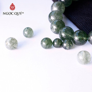 Hạt lẻ đá thạch anh tóc xanh - Ngọc Quý