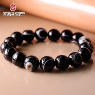 Vòng tay đá mã não mắt rồng - Ngọc Quý