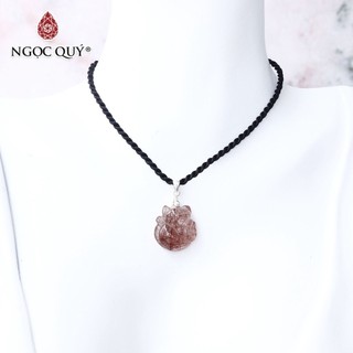 Mặt dây chuyền hồ ly 9 đuôi TA tóc đỏ - Ngọc Quý