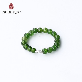 Nhẫn đá diopside lõi bạc - Ngọc Quý