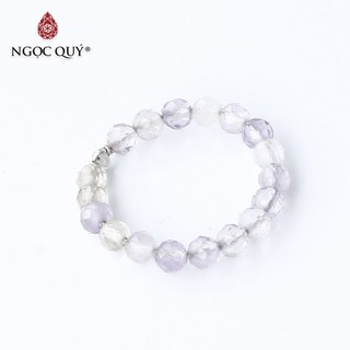 Nhẫn đá ta tím lõi bạc - ngọc quý