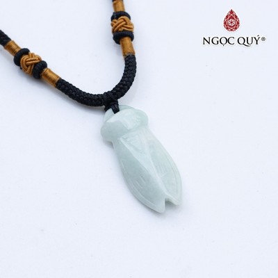 Mặt dây chuyền con ve ngọc thiền Jadeite Jade - Ngọc Quý
