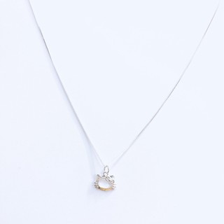Dây chuyền bạc mặt mèo Hello Kitty - Ngọc Quý