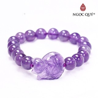 Vòng ta tím phối hồ ly - ngọc quý