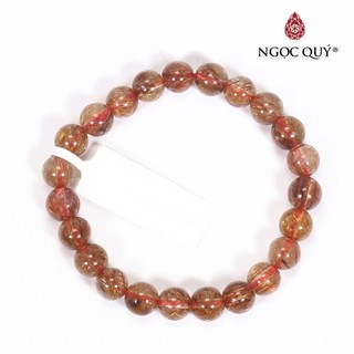 Vòng thạch anh tóc nâu đỏ rutilated quartz - Ngọc Quý