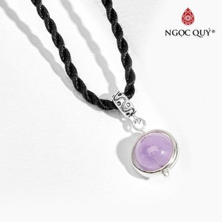 Mặt dây chuyền ta tím ngọc phối bạc - ngọc quý