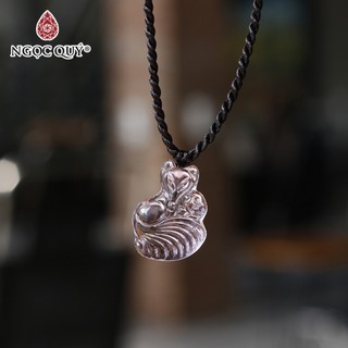 Dây Chuyền Hồ Ly Pha Lê Đuôi Xòe - Ngọc Quý