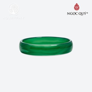 Vòng tay mã não xanh liền khối - Ngọc Quý