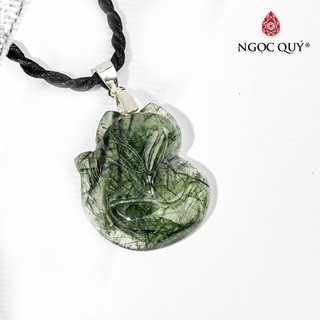 Mặt Dây Chuyền Hồ Ly 9 Đuôi TA Tóc Xanh - Ngọc Quý