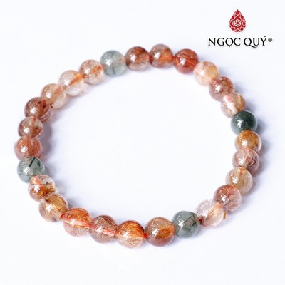 Vòng thạch anh tóc đa sắc sagenitic quartz - Ngọc Quý