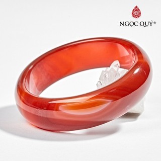 Vòng Tay Đá Mã Não Đỏ Over-Size Ni 60 - Ngọc Quý