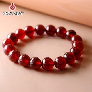 Vòng tay đá ngọc hồng lựu garnet aaa - ngọc quý
