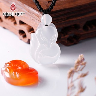 Dây chuyền hồ ly đá mã não - Ngọc Quý