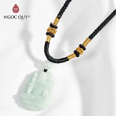 Mặt dây chuyền phật bản mệnh đá cẩm thạch phỉ thúy jadeite mệnh hỏa, mộc- Ngọc Quý