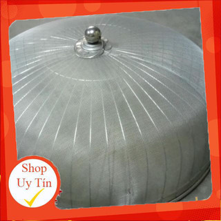 Lồng Bàn Tròn Inox Phủ Lưới Loại Dày Đẹp 50cm