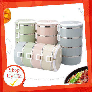 Cặp lồng giữ nhiệt lúa mạch 4 tầng