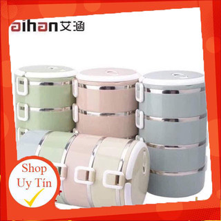 Cặp lồng giữ nhiệt lúa mạch 4 tầng