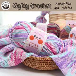 Len yaoh love 100g, len yaoh wool loang 100g chuyên dùng đan khăn, áo, tất vớ