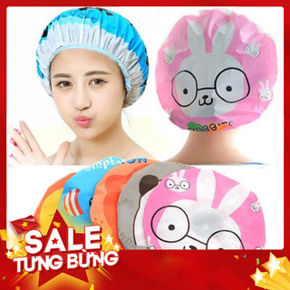 Mũ chụp tóc khi tắm bảo vệ tóc khỏi nước và hóa chất trong quá trình tắm, rửa mặt