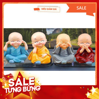 Bộ 4 tượng tiểu tu sĩ, Bộ 4 tượng tứ không trang trí xe hơi