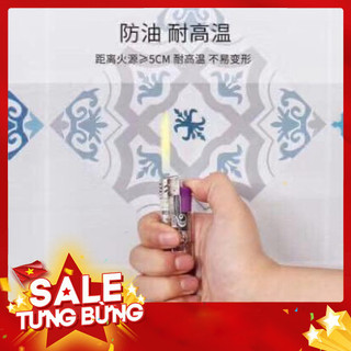 Cuộn Giấy Dán Bếp Hoạ Tiết Kẻ Tráng Nhôm Size 2m x 60cm - Tiện Lợi Và Đẹp Mắt
