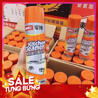 Bình Xịt Bếp Kitchen clear vàng cam cực mạnh loại to 500ml