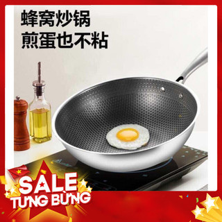 Chảo Tổ Ong Sâu Lòng Size 32cm Mẫu Mới - Tiện Lợi Cho Mọi Món Nấu