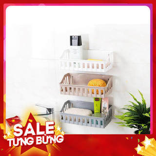 Kệ nhựa dán tường nhà tắm size to