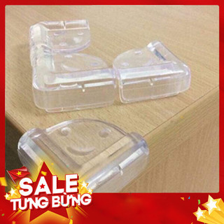Set 4 Miếng Bịt Góc Bàn, Bọc Cạnh Bàn Silicon Tránh Va Đập - An Toàn Cho Bé