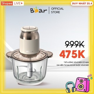   Máy xay thịt, thực phẩm 2L Bear QSJ-D03D7 - Hàng chính hãng