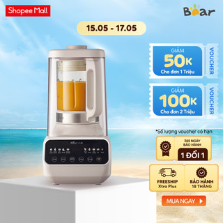 Máy làm sữa hạt 1.5L Bear PBJ-D08T1 - Xay nấu nhuyễn mịn, hoạt động êm ái - Hàng Chính Hãng