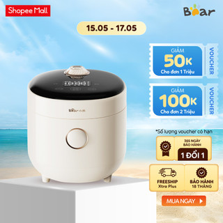 Nồi cơm điện MINI (2 người ăn) 1.6L (nấu cơm 0.5L) Bear DFB-C16K1 - Hàng Chính Hãng