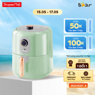 Nồi chiên không dầu 3.5L 1400W Bear QZG-B14D1 - Chính hãng - BH 18 tháng