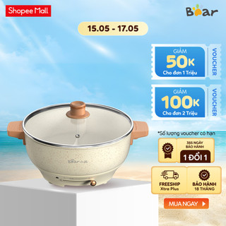 Nồi Lẩu Điện Uyên Ương Bear DHG-C50K1 - Hàng Chính Hãng - BH 18 Tháng