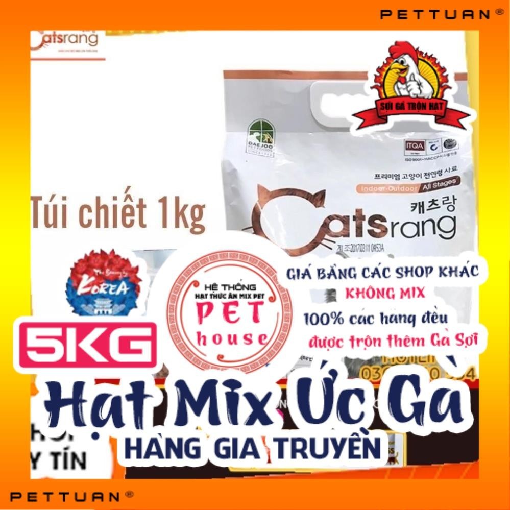 2kg-Hạt CATSRANG Hàn Quốc cho mèo mọi lứa tuổi