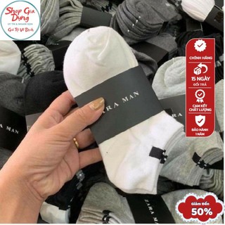 SET 10 ĐÔI TẤT ZARA MAN NAM CAO CẤP, VỚ NAM CỔ NGẮN