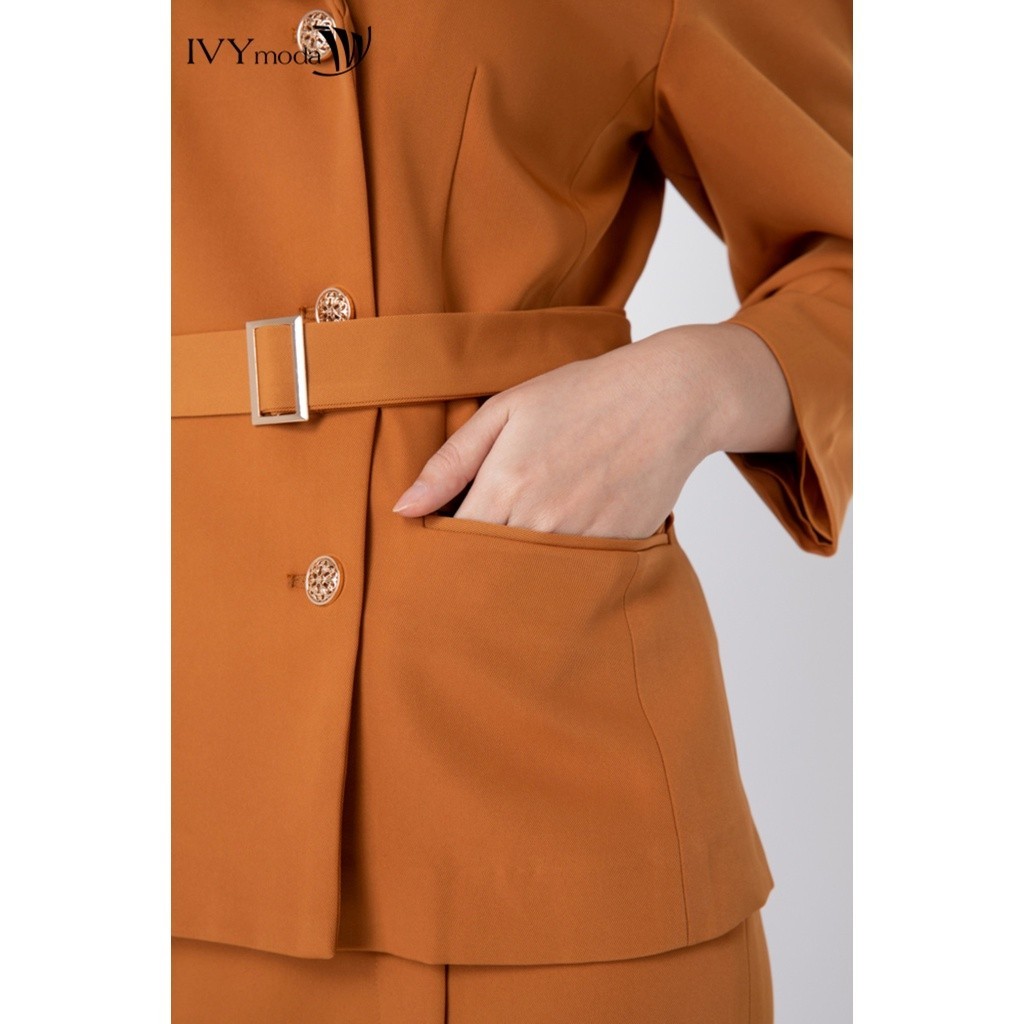 Áo vest nữ cổ 2 ve cách điệu IVY moda MS 67M6046