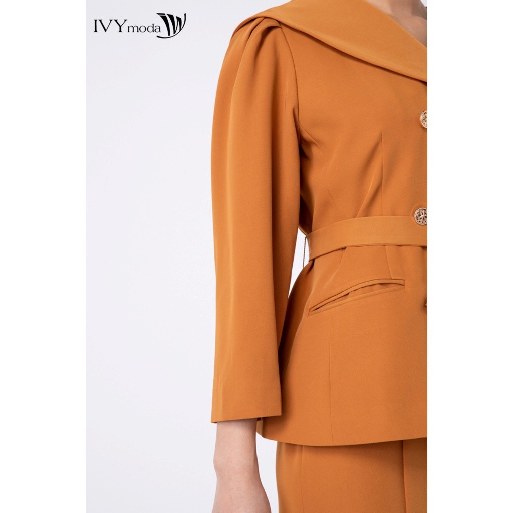 Áo vest nữ cổ 2 ve cách điệu IVY moda MS 67M6046