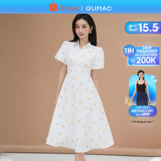 Đầm eo đắp chéo thời trang GUMAC DE05064