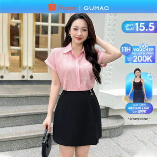 Quần váy đính nút đôi thời trang GUMAC SHE03021