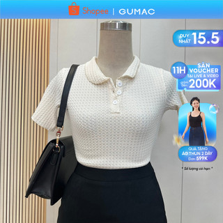 Áo polo kiểu cuốn biên thời trang Gmorning - GUMAC YATE04010
