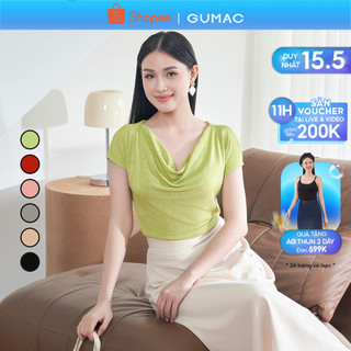 Áo thun cổ đổ thời trang GUMAC ATE01031